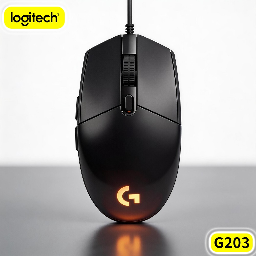 Logitech Mouse G203 - 로지텍 G203 유선 게이밍 마우스 편안한