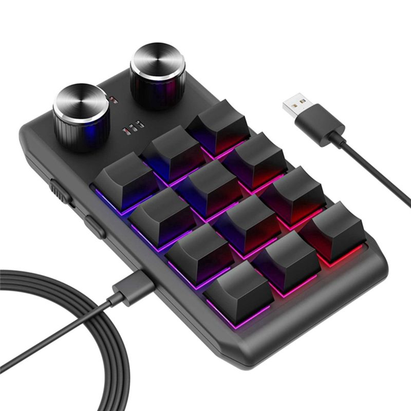 Gaming Keyboard Training - AEF6-커스텀 키보드 핫스왑 키패드 볼륨 버튼