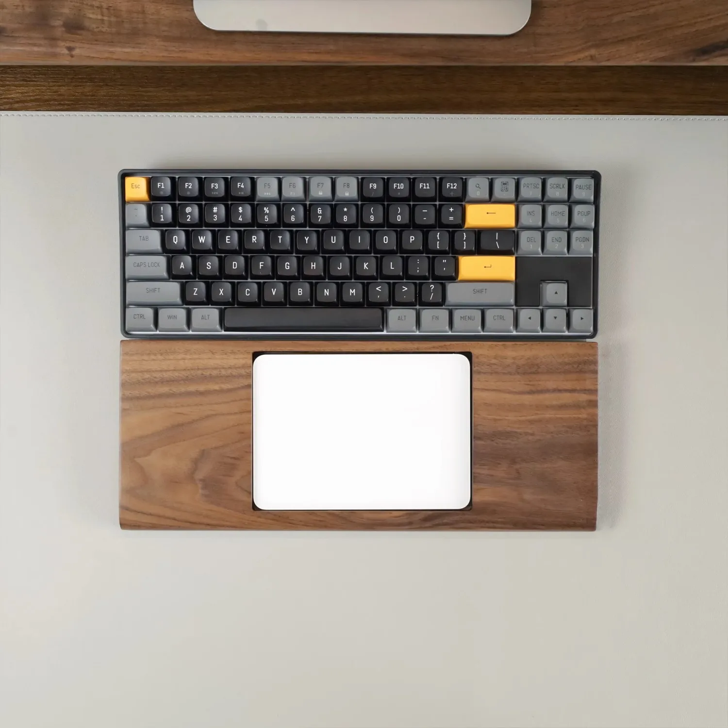 Wrist Rest Wood - 맞춤형 키보드 손목 받침대 매직 트랙패드