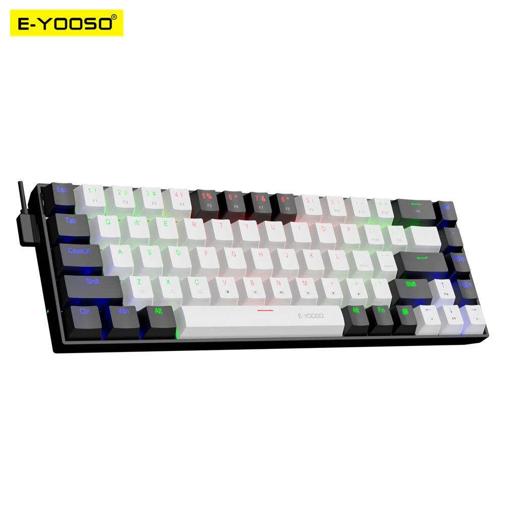 Gaming Keyboard E Yooso - E-YOOSO USB 미니 슬림 기계식 게임용