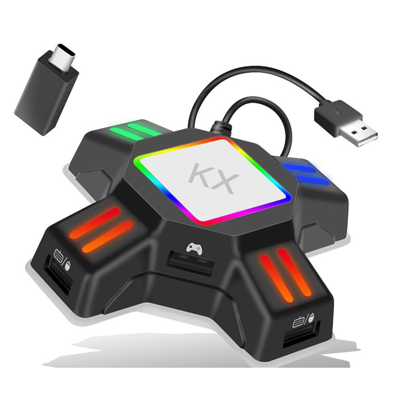 Gaming Keyboard And Mouse For Xbox - PS4 컨트롤러용 KX 어댑터 PS5 게임용