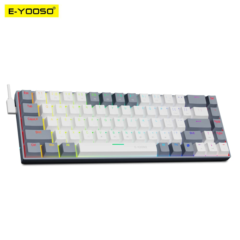 Gaming Keyboard E Yooso - E-YOOSO Z686 RGB USB 60% 미니