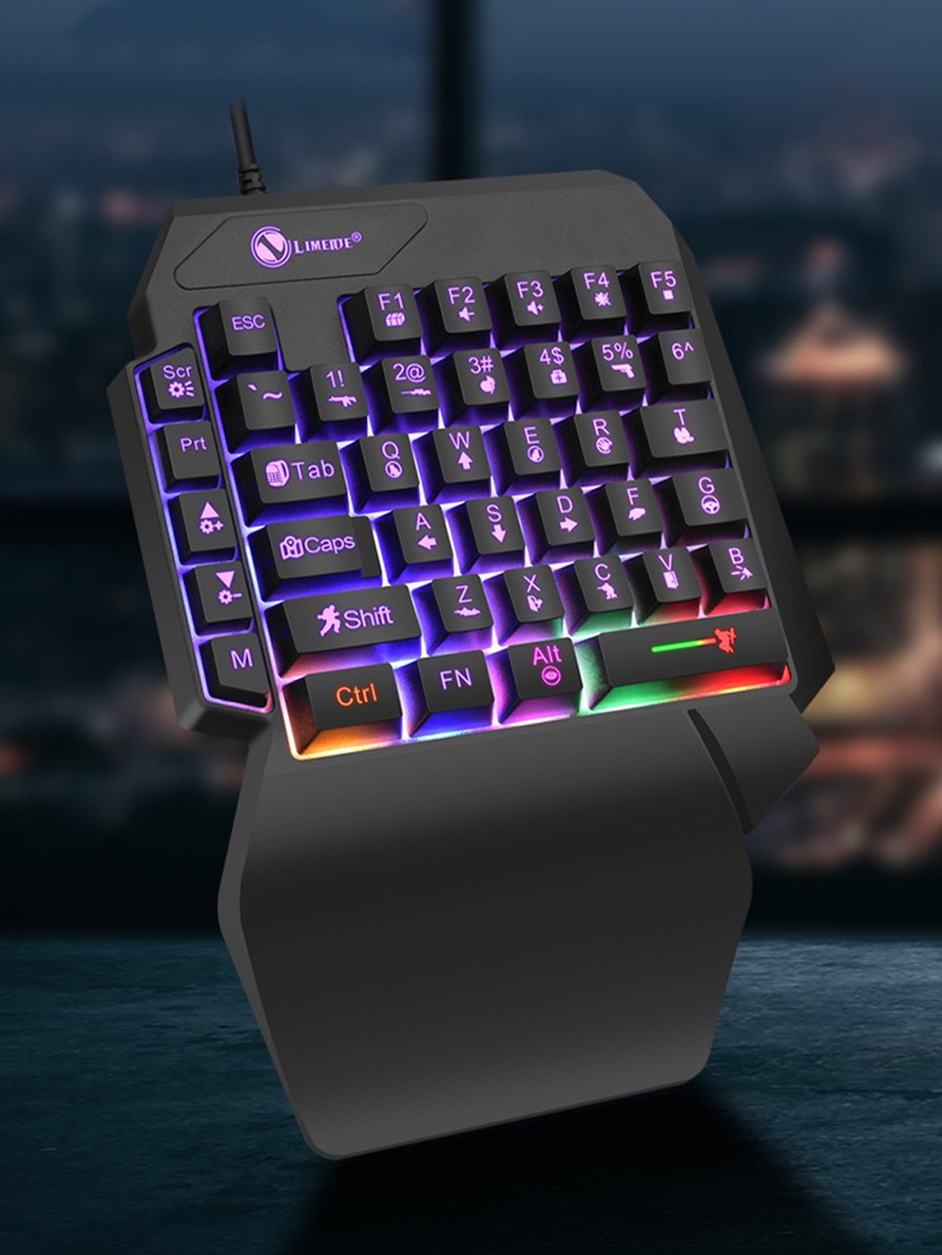 Gaming Keyboard And Mouse For Xbox - 기계식 한손용 라이트 게임 유선 키보드,