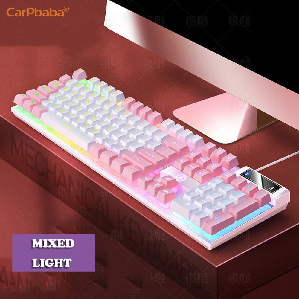Gaming Keyboard Mobile - Carpbaba K500 104 키 USB 유선