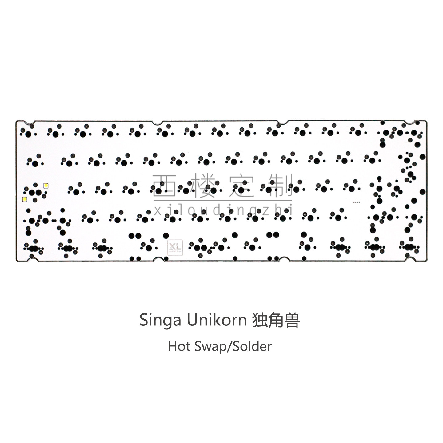 Hot Swap Pcb - 싱가 유니콘 키보드와 호환되는 1k PCB