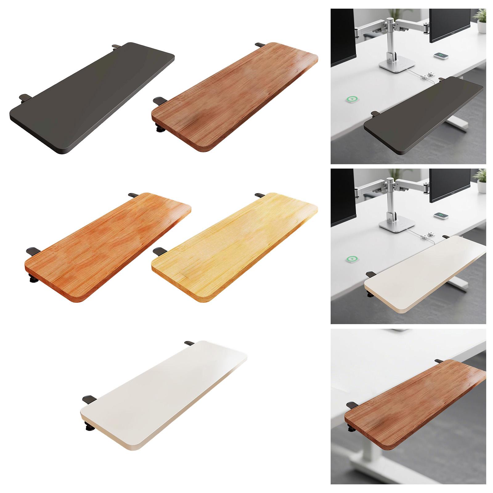 Wrist Rest Wood - 책상 선반 보드 키보드 트레이 인체공학적