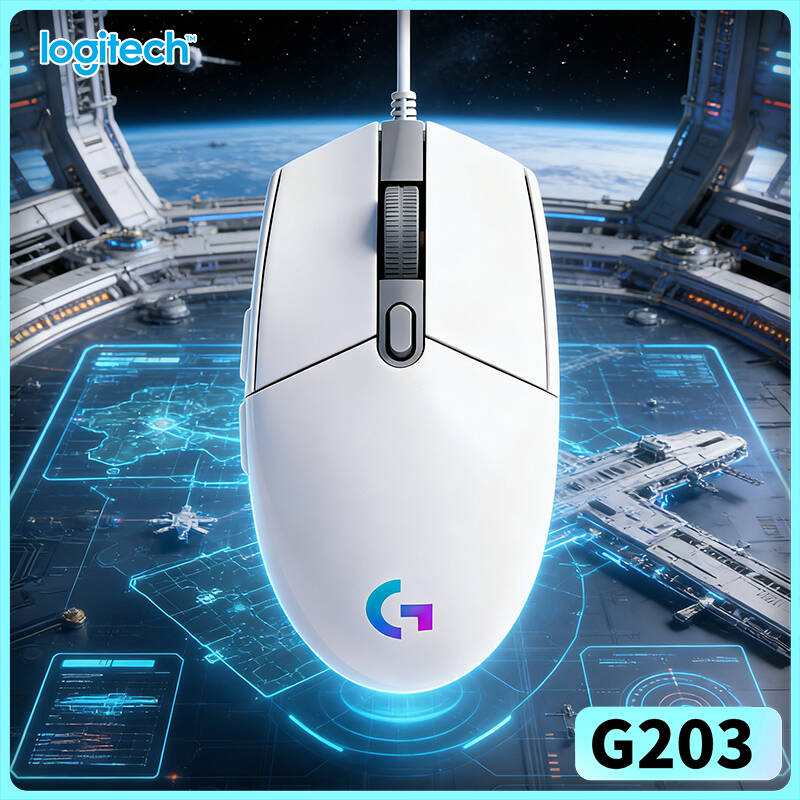 Logitech Mouse G203 - 로지텍 G203 게이밍용 유선 마우스 200-8000