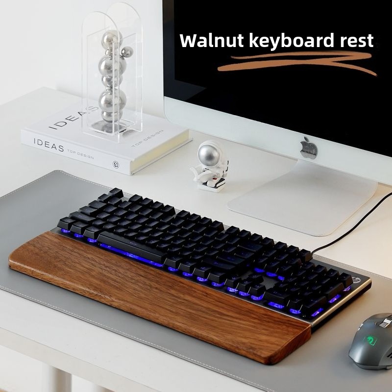 Wrist Rest Wood - 원목 키보드 손목 받침대 마우스 패드