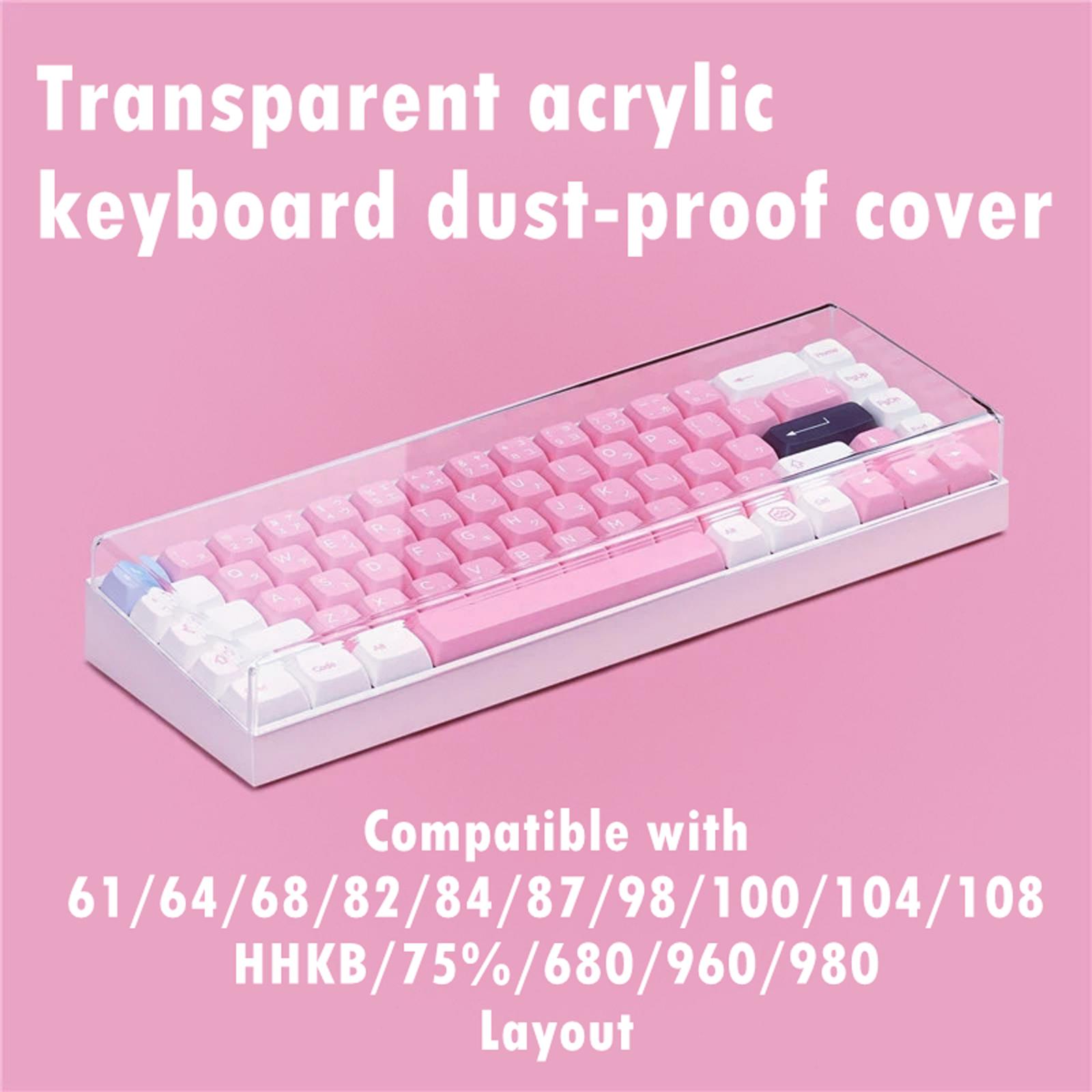 Keyboard Gaming Transparent - 가정용 아크릴 기계식 키보드 먼지 커버,