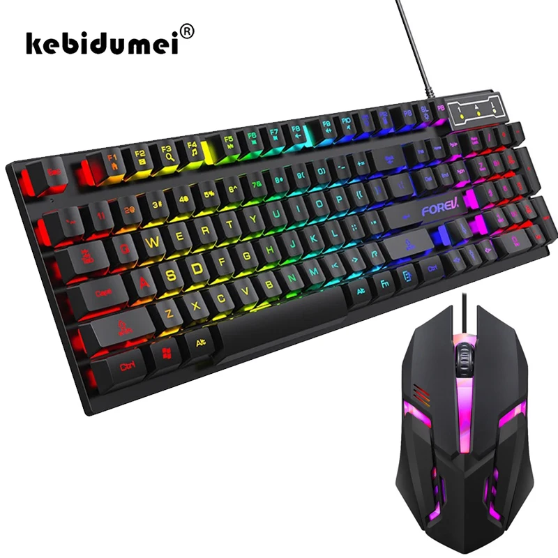 Gaming Keyboard And Mouse For Xbox - 104 키 백라이트 기계식 키보드 유선