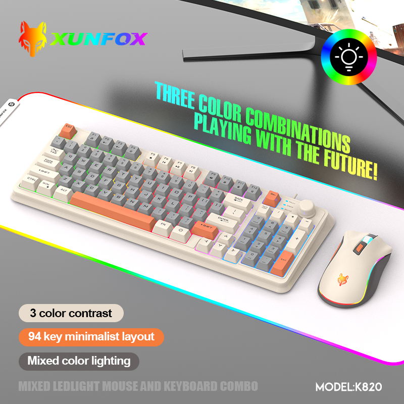 Gaming Keyboard And Mouse For Xbox - K820 USB 유선 게임 키보드 마우스