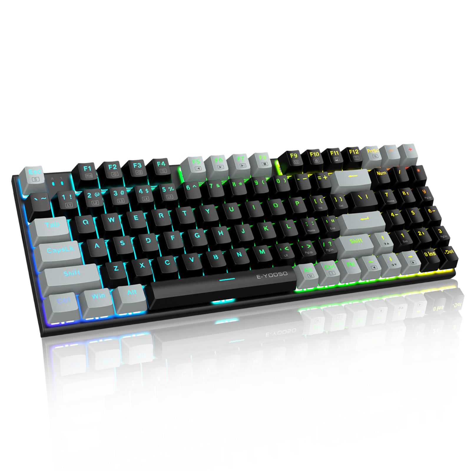Gaming Keyboard E Yooso - E-YOOSO Z-19 기계식 게이밍 키보드, 진정한