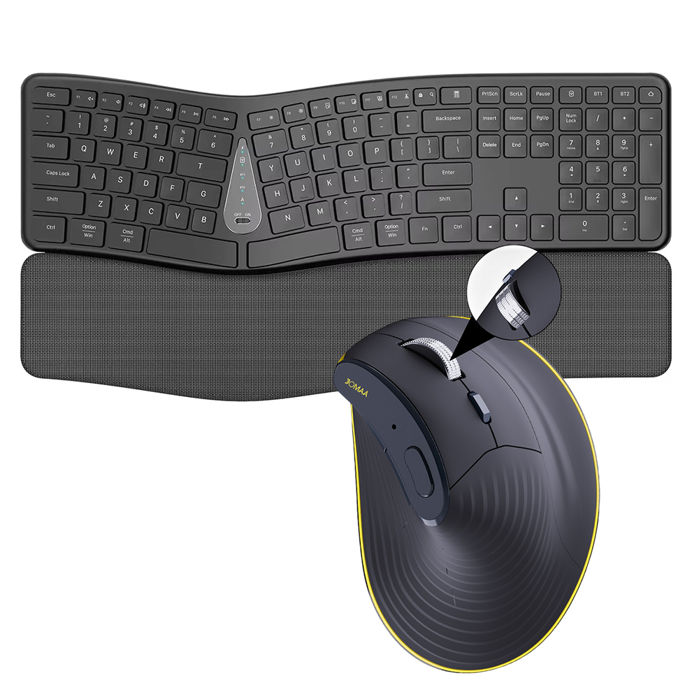 Gaming Keyboard Mouse Set - 2.4G 무선 키보드 마우스 콤보, 편안한