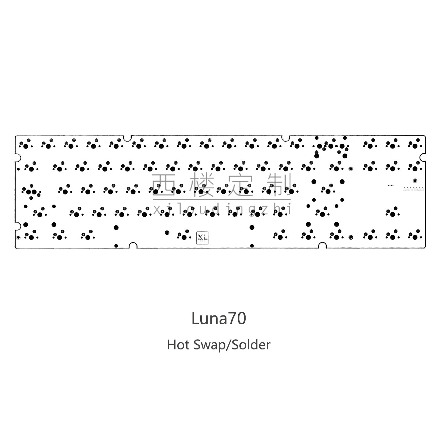 Luna70 키보드용 1.6mm 노플렉스컷 핫스왑 PC - Hot Swap Pcb 리뷰 및 가격