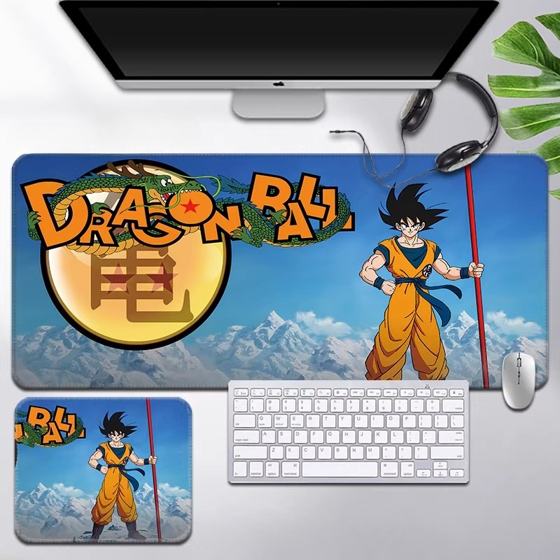 만화 HD 프린트 드래곤볼 가죽 마우스 패드 손오공 슈 - Gaming Keyboard And Mouse Pad 리뷰 및 가격