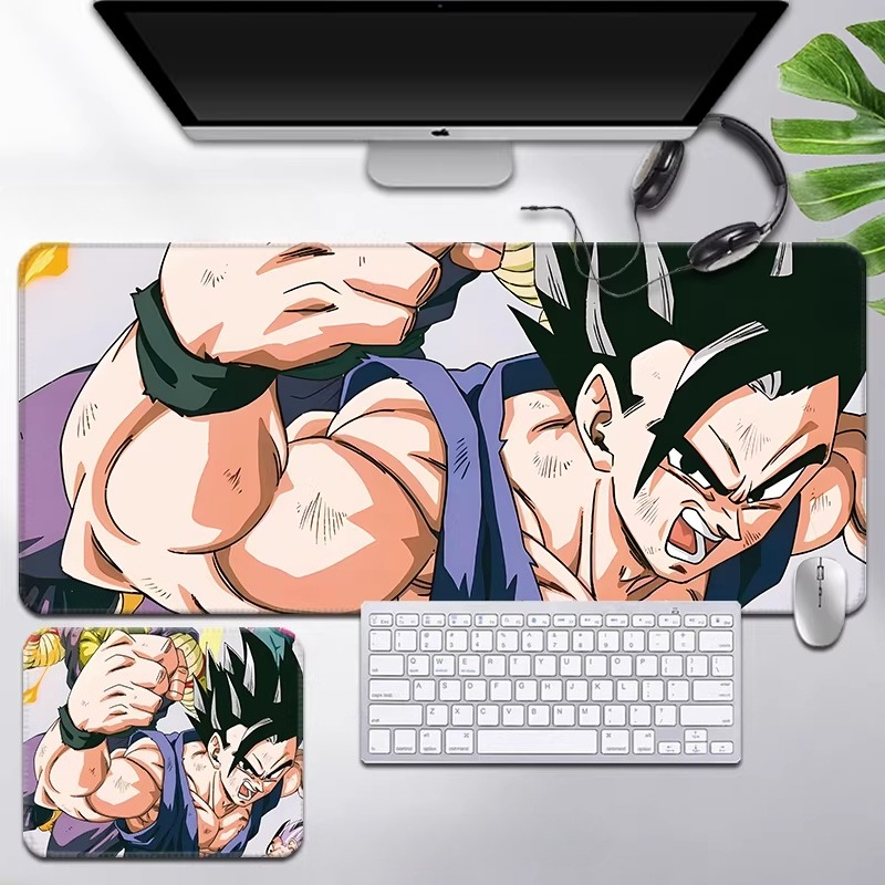 만화 HD 프린트 드래곤볼 가죽 마우스 패드 손오공 슈 - Gaming Keyboard And Mouse Pad 리뷰 및 가격