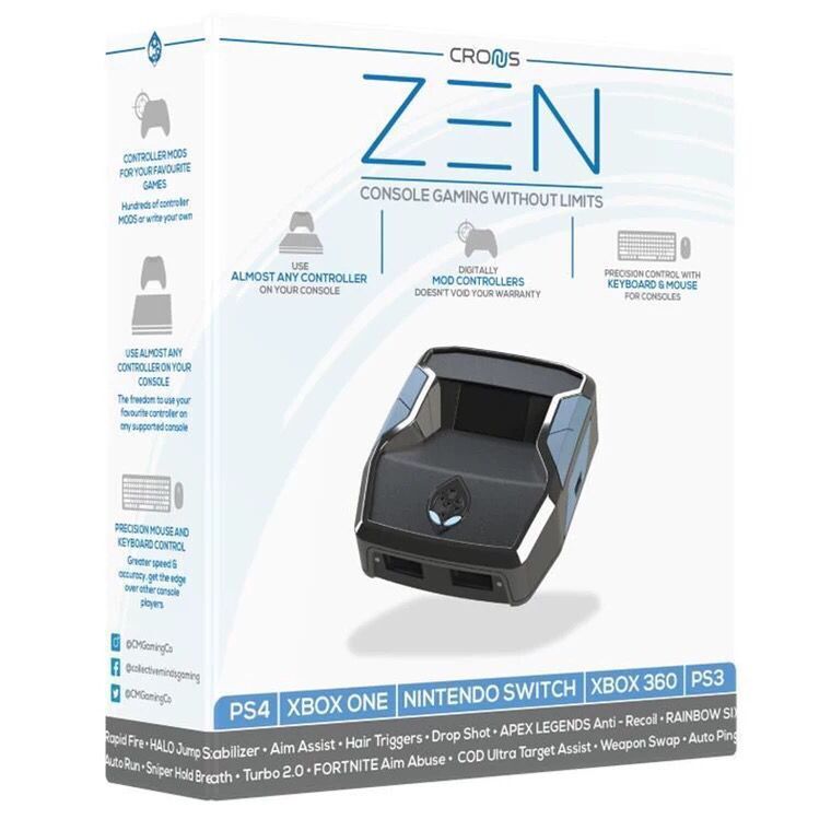 오리지널 크로너스 ZEN 마우스 키보드 컨버터 PS4  - Gaming Keyboard And Mouse For Xbox 리뷰 및 가격