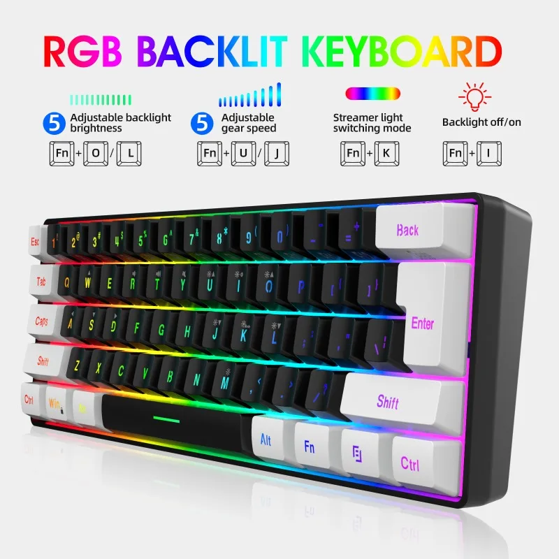 키보드 및 마우스 60% 컴퓨터 게임용 콤보 키트 PC - Gaming Keyboard And Mouse For Xbox 리뷰 및 가격