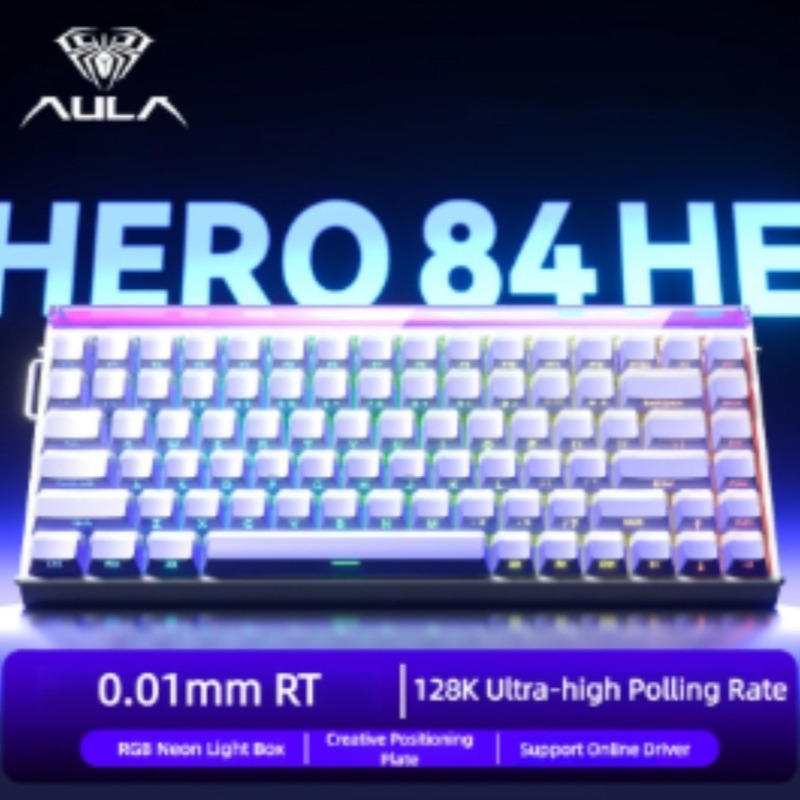AULA HERO84 마그네틱 게이밍 기계식 키보드 래 - Gaming Keyboard He 리뷰 및 가격