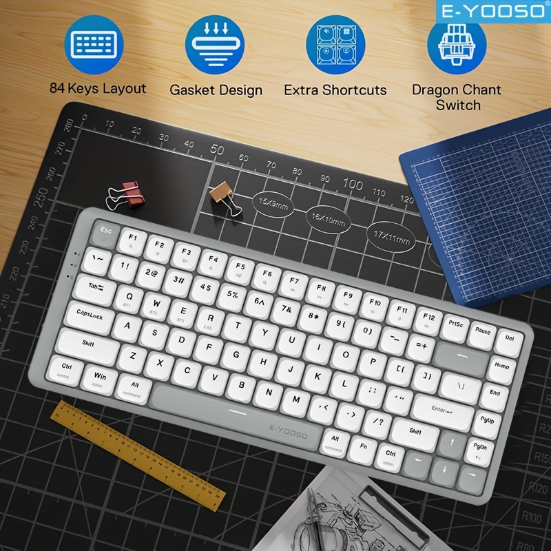 E-YOOSO 트라이 모드 2.4G 무선/블루투스/유선 - Gaming Keyboard E Yooso 리뷰 및 가격