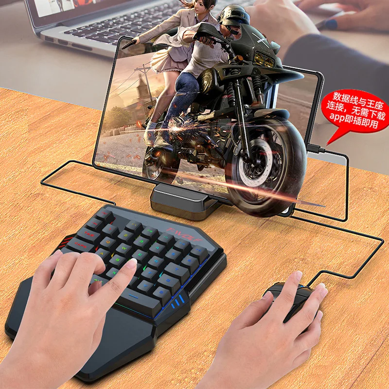 T-WOLF TF900 한 손으로 키보드 왕좌 세트 모 - Gaming Keyboard Mobile 리뷰 및 가격