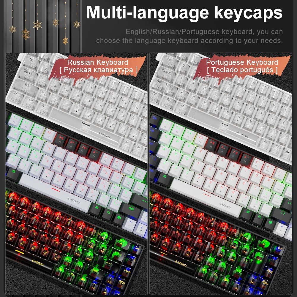 E-YOOSO USB 미니 슬림 기계식 게임용 유선 키 - Gaming Keyboard E Yooso 리뷰 및 가격