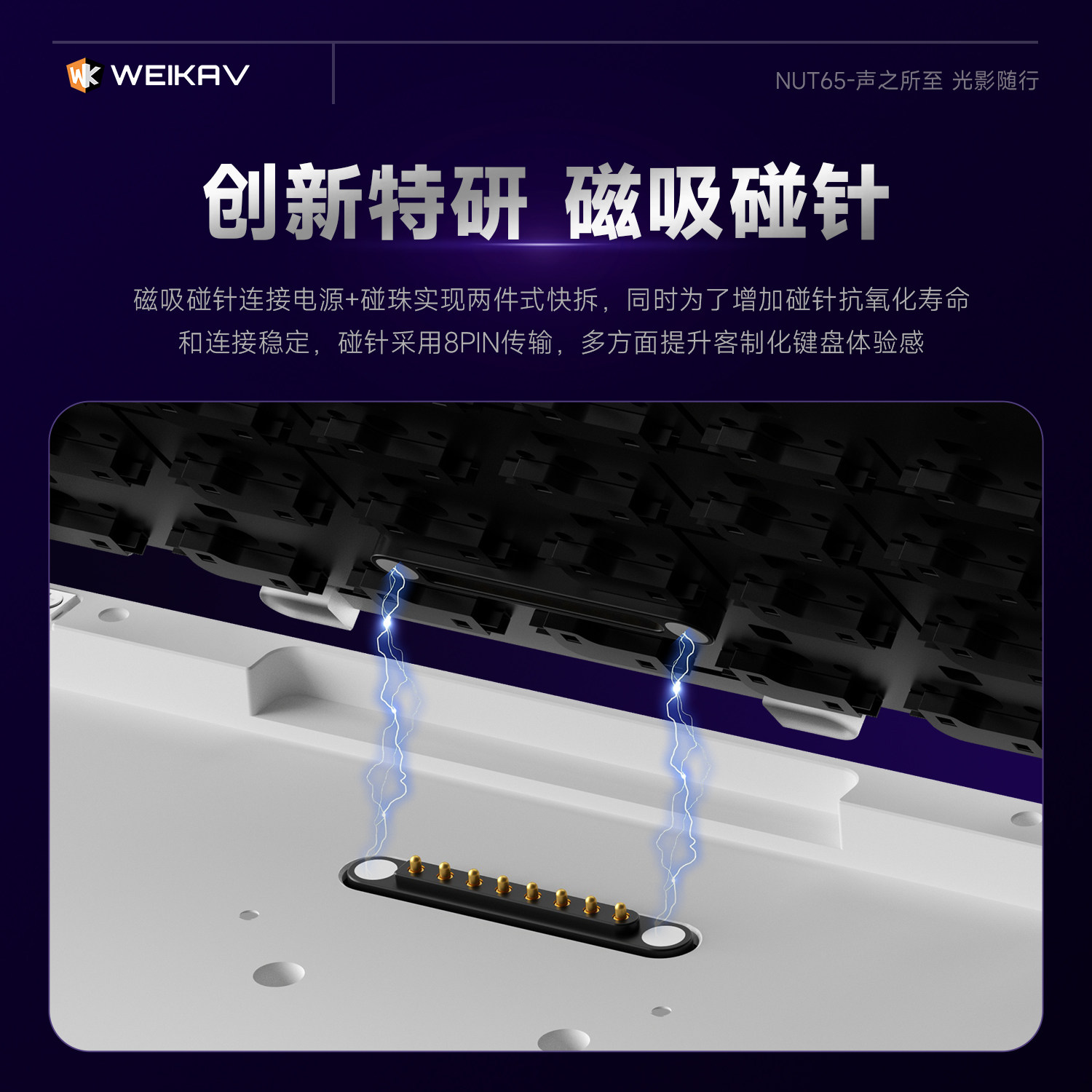 새로운 Weikav Nut65 알루미늄 기계식 키보드  - Gaming Keyboard He 리뷰 및 가격