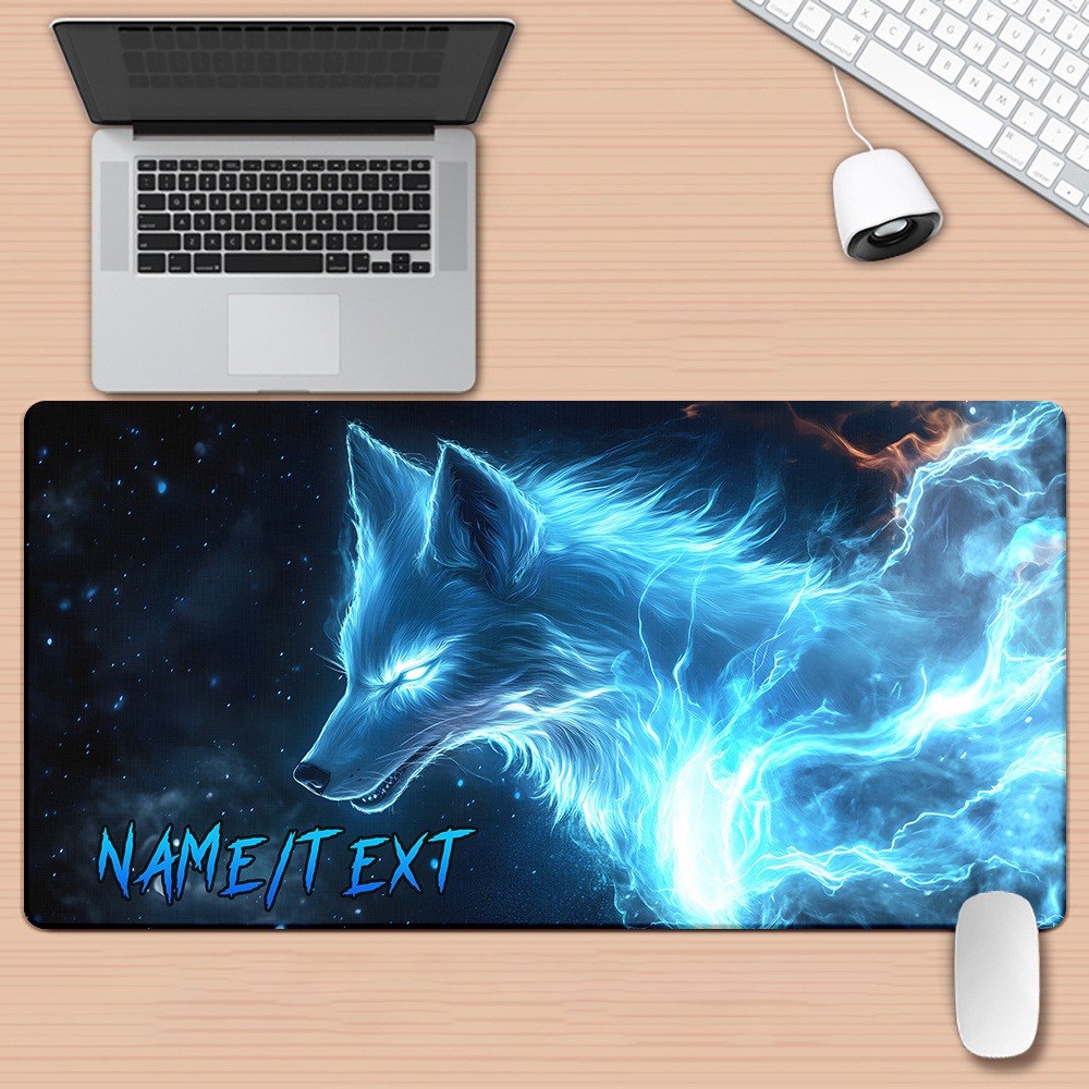 맞춤형 이름 매직 울프 HD 인쇄 XXL 마우스 매트, - Gaming Keyboard Name 리뷰 및 가격