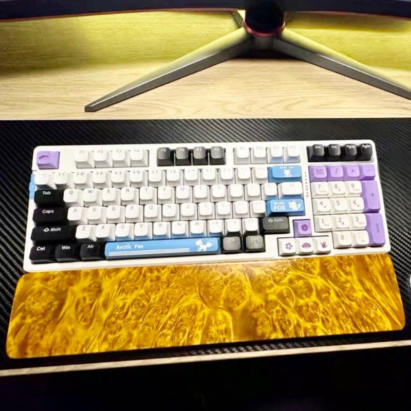 천연 원목 키보드 손목 받침대 황금 녹나무 나무 손목  - Wrist Rest Wood 리뷰 및 가격