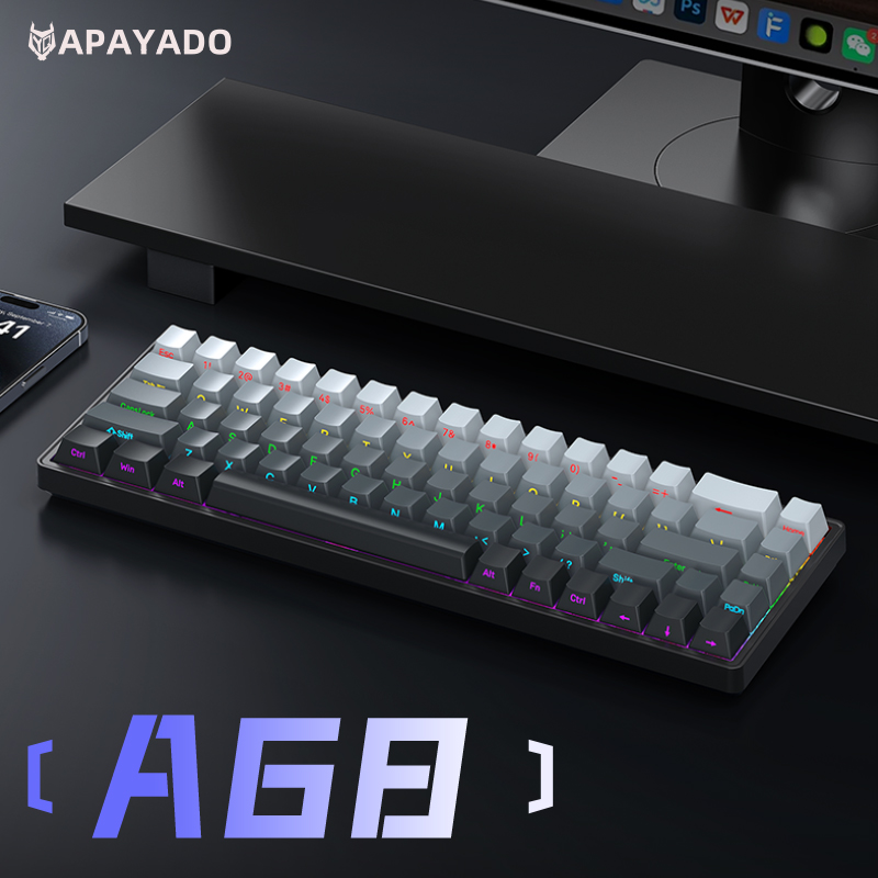 APAYADO A68 유선 기계식 키보드 핫스왑 가능  - Keyboard Gaming Blue Switch 리뷰 및 가격