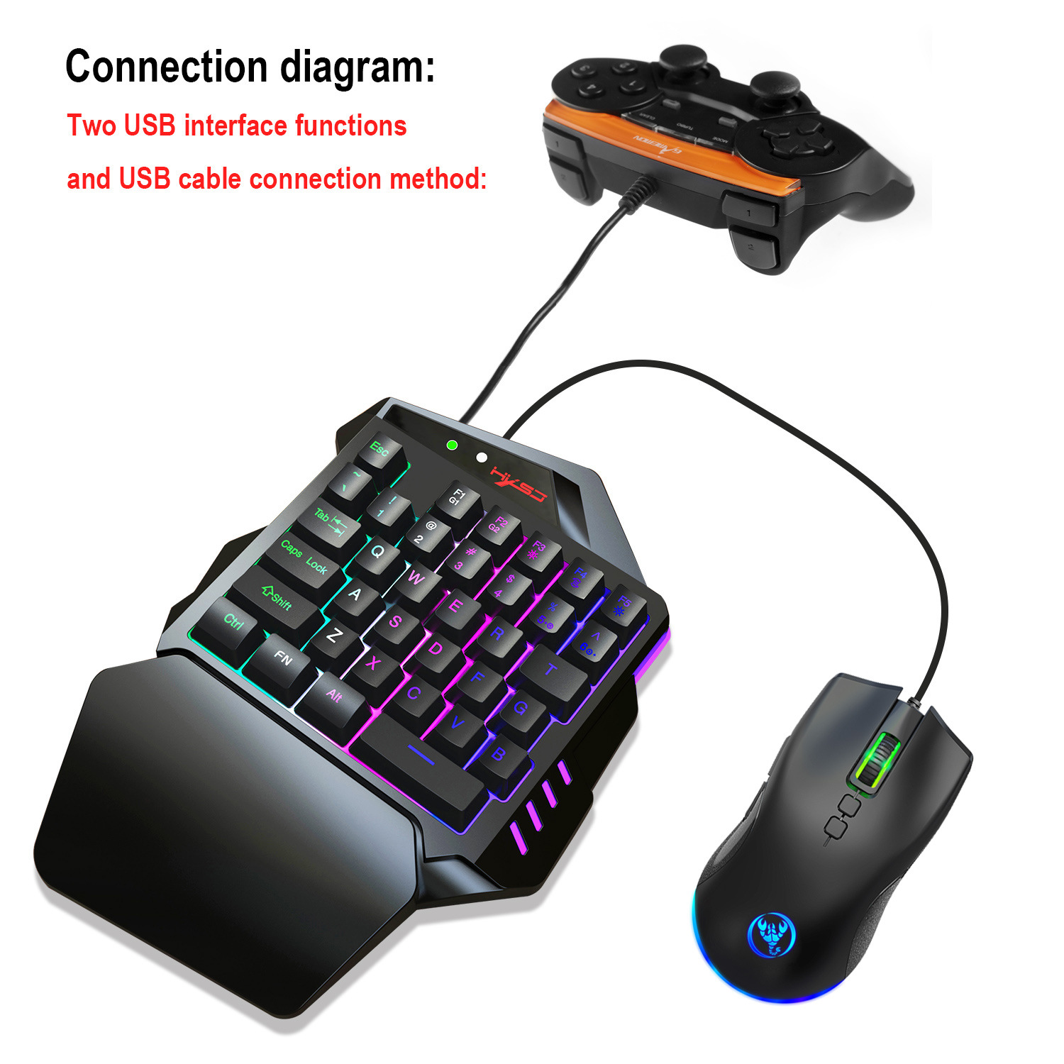 게이밍 키보드 세트 액세서리 키보드 마우스 키보드 설정 - Gaming Keyboard Mouse Set 리뷰 및 가격