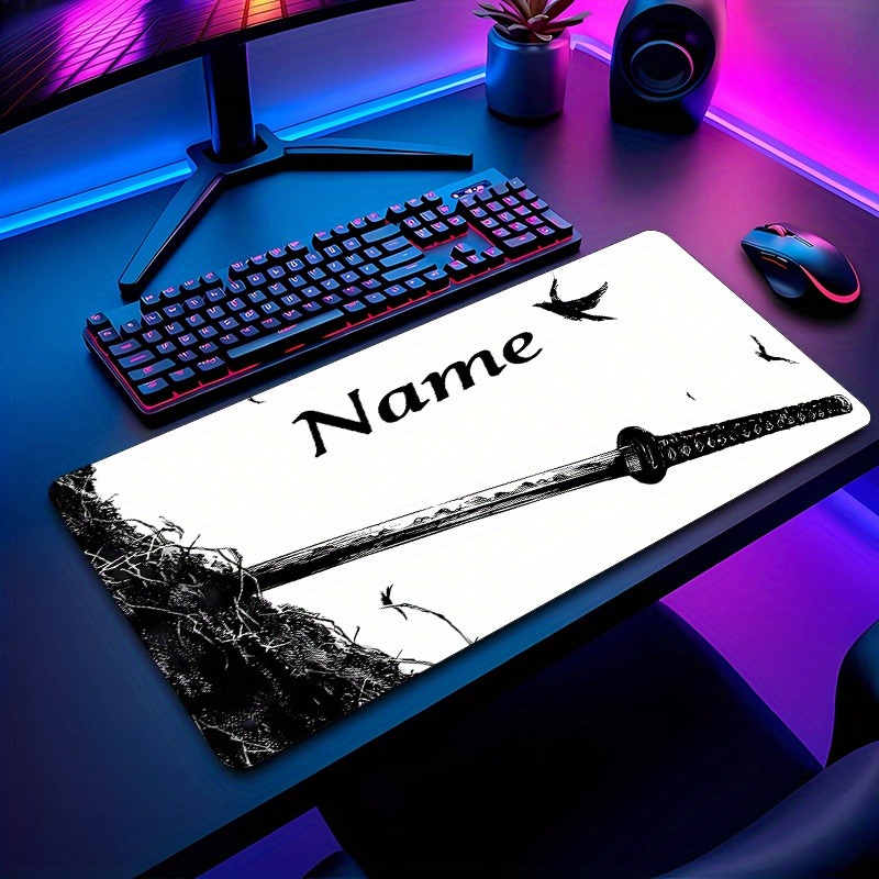 방랑자 테마 맞춤형 이름 데스크 패드, 미끄럼 방지 고 - Gaming Keyboard Name 리뷰 및 가격
