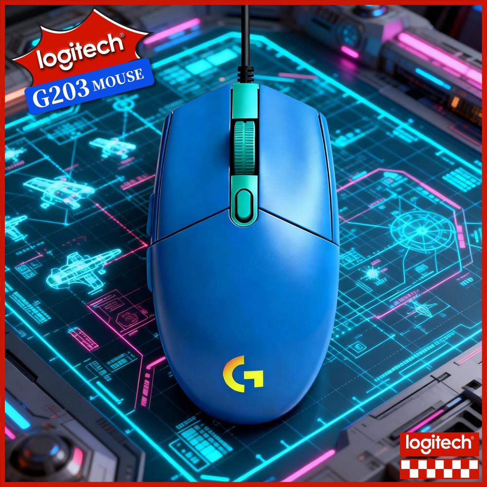 로지텍 G203 유선 게이밍 마우스, 맞춤형 RGB 조 - Logitech Mouse G203 리뷰 및 가격
