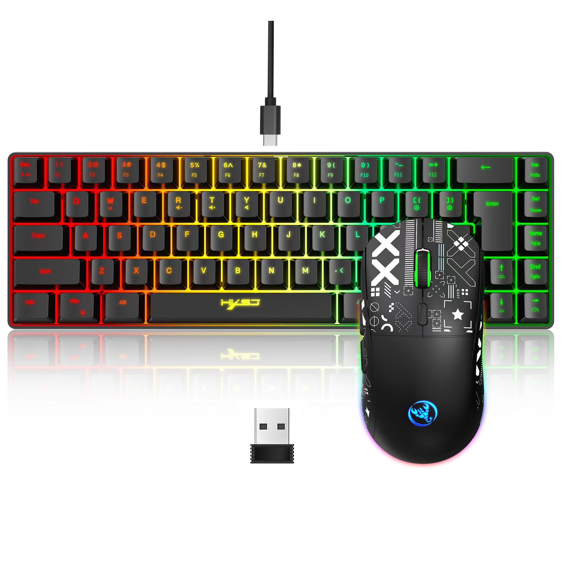 60% 게임용 키보드 및 마우스 콤보 세트 게이머 화이 - Gaming Keyboard And Mouse For Xbox 리뷰 및 가격