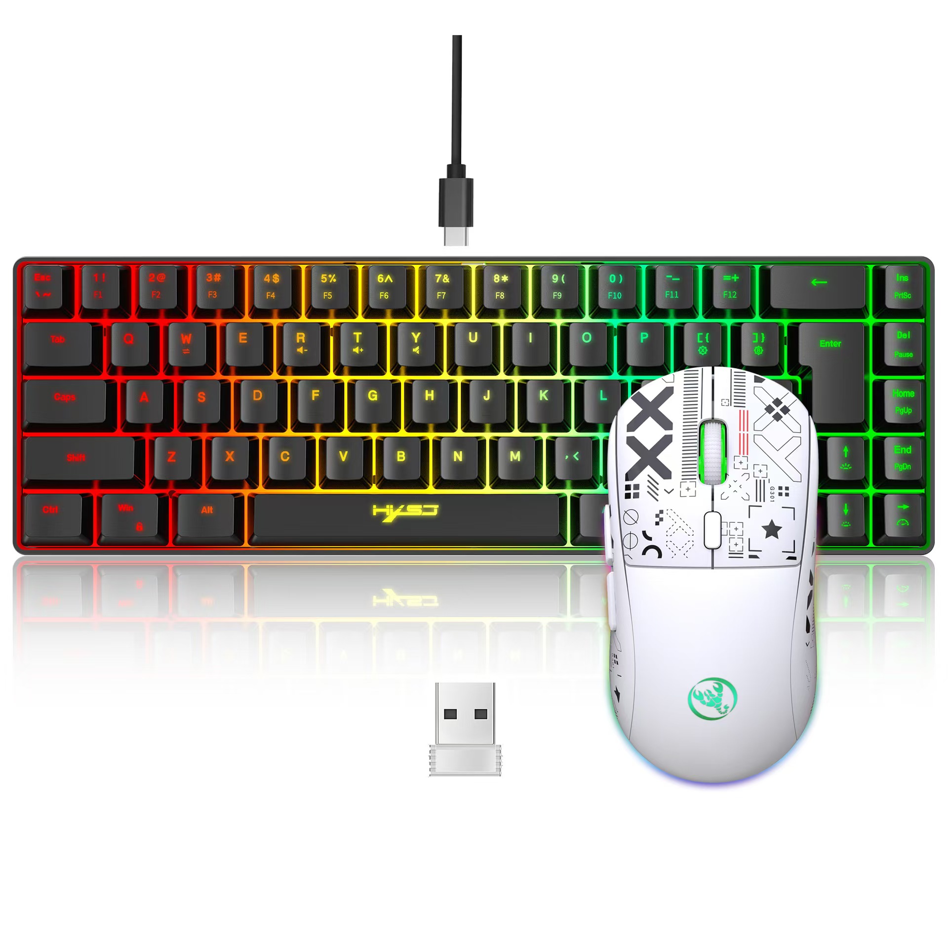 60% 게임용 키보드 및 마우스 콤보 세트 게이머 화이 - Gaming Keyboard And Mouse For Xbox 리뷰 및 가격