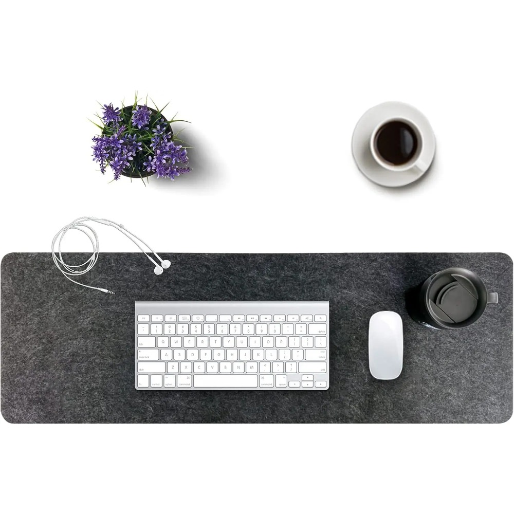 펠트 데스크 매트 컴퓨터 매트 (31.5x15.7인치) - Gaming Keyboard And Mouse Pad 리뷰 및 가격
