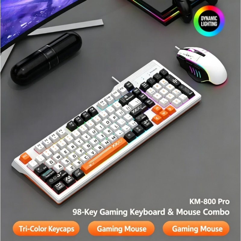 K8pro 3 in 1 게이밍 콤보 유선 키보드 마우스 - Gaming Keyboard Mouse Set 리뷰 및 가격