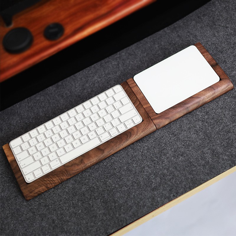 애플 매직 키보드용 2 in 1 월넛 원목 트레이 팜레 - Wrist Rest Wood 리뷰 및 가격