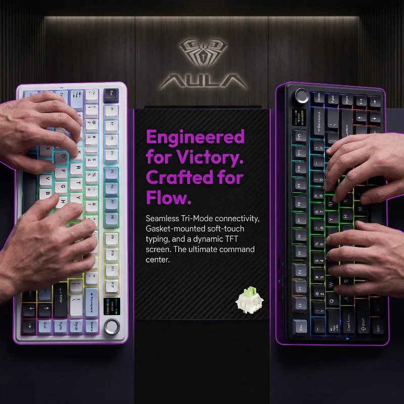 AULA F75 Max 기계식 키보드 75% 레이아웃  - Gaming Keyboard He 리뷰 및 가격