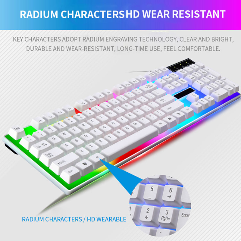RGB 게임용 키보드 게이머 키보드 및 마우스 키트 W - Gaming Keyboard Mobile 리뷰 및 가격