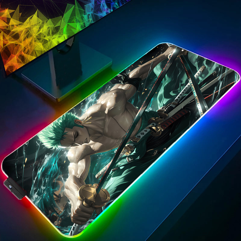 원피스 조로 마우스 패드 RGB 게임 액세서리 Gabi - Gaming Keyboard He 리뷰 및 가격