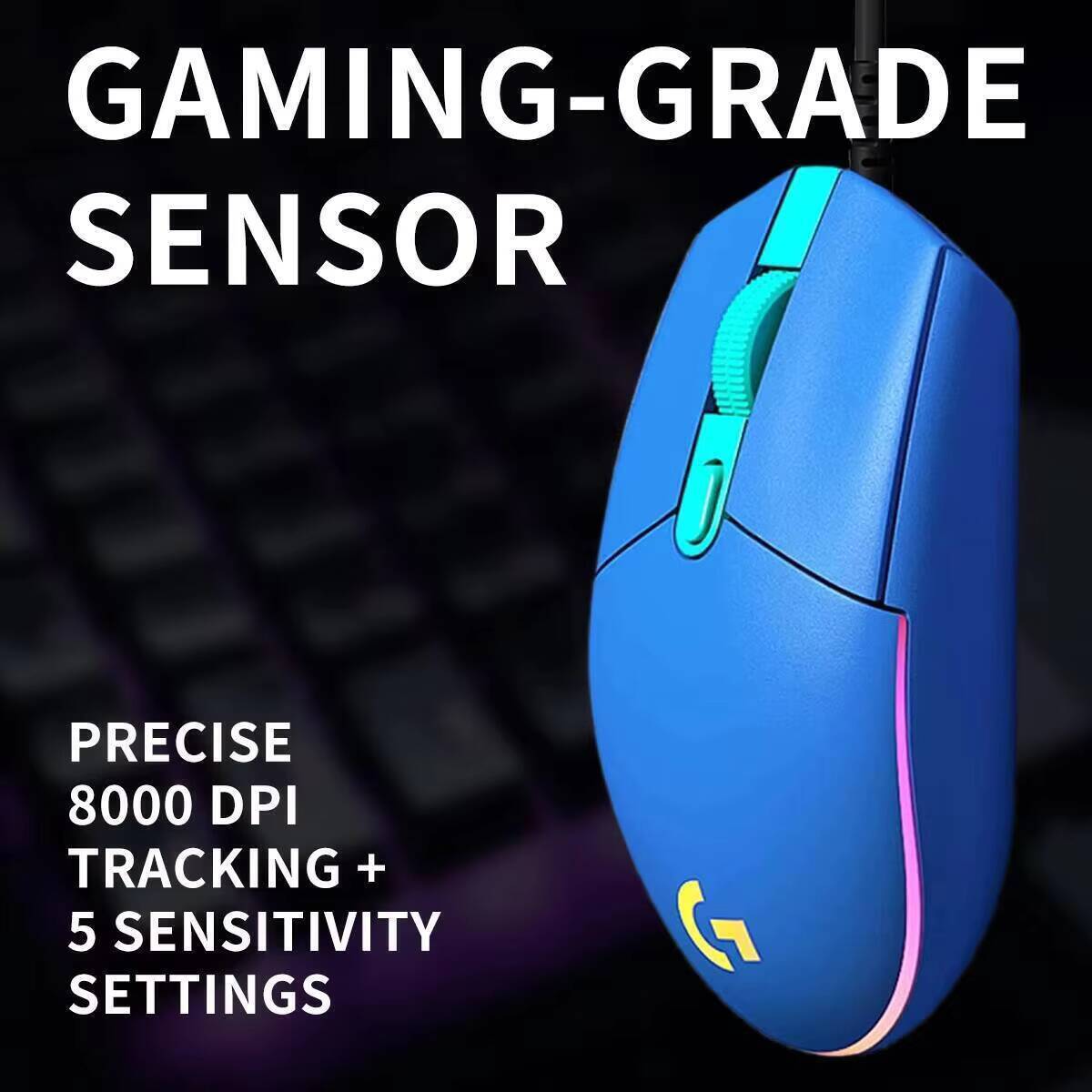 로지텍 G203 게이밍용 유선 마우스 200-8000  - Logitech Mouse G203 리뷰 및 가격