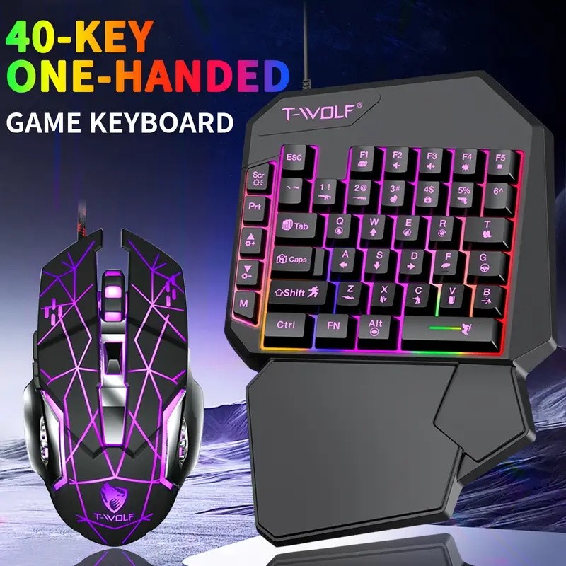 2-in-1 게이밍 키보드 및 마우스 콤보, RGB 백 - Gaming Keyboard And Mouse For Xbox 리뷰 및 가격
