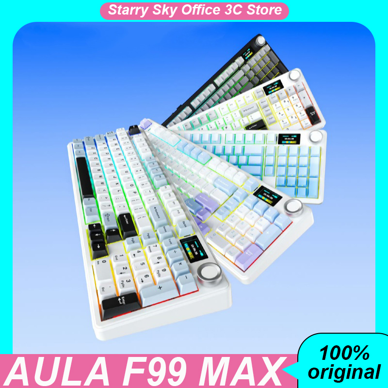새로운 AULA F99 Max 가스켓 기계식 게이밍 키 - Gaming Keyboard He 리뷰 및 가격