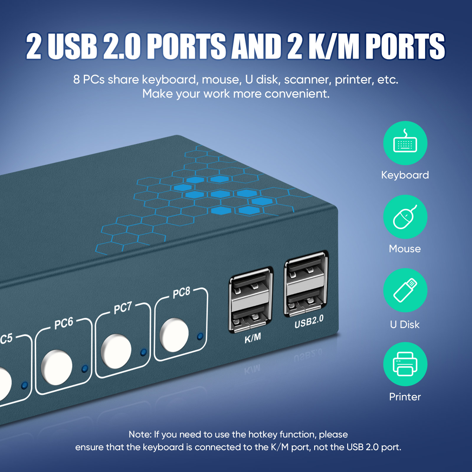 KVM 스위치 8포트 HDMI KVM 스위치 4K 3D - Gaming Keyboard And Mouse For Xbox 리뷰 및 가격