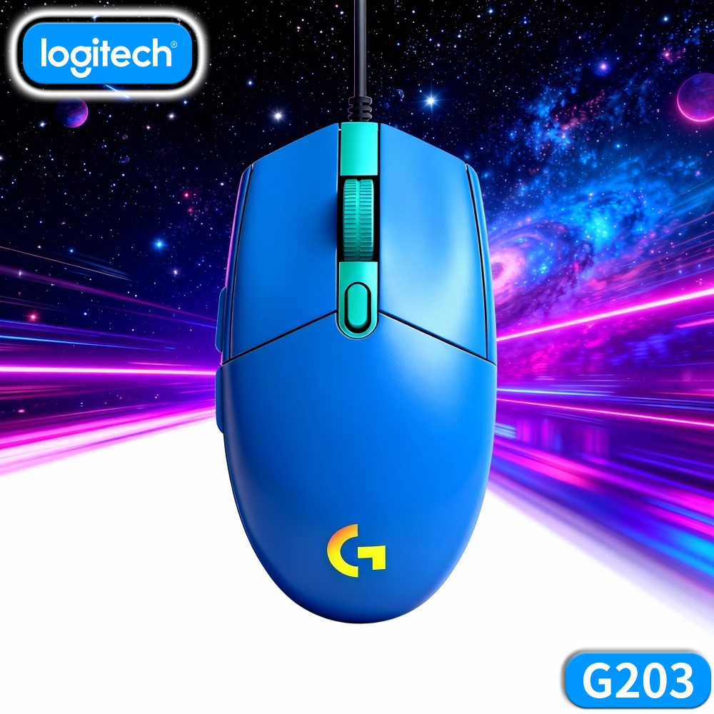 로지텍 G203 유선 게이밍 마우스 간편한 플러그인 구 - Logitech Mouse G203 리뷰 및 가격