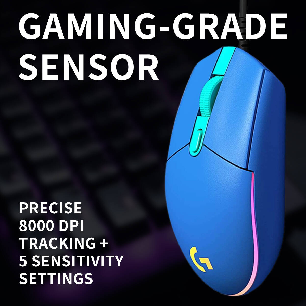 로지텍 G203 유선 게이밍 마우스 간편한 플러그인 구 - Logitech Mouse G203 리뷰 및 가격