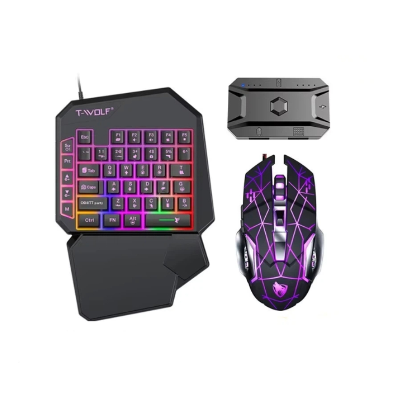 T-Wolf Tf950 5 in 1 한손 게이밍 키보드 - Gaming Keyboard And Mouse For Xbox 리뷰 및 가격