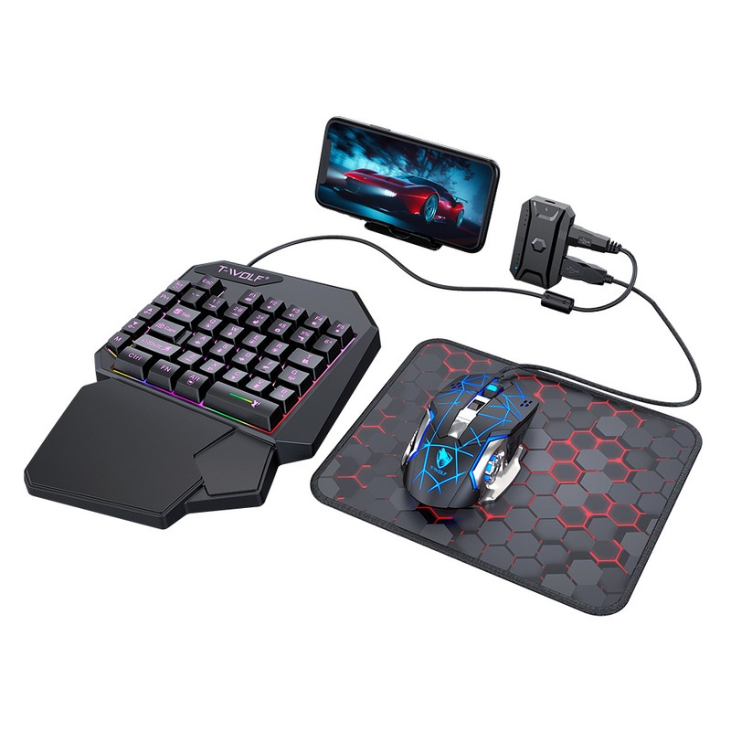 T-Wolf Tf950 5 in 1 한손 게이밍 키보드 - Gaming Keyboard And Mouse For Xbox 리뷰 및 가격