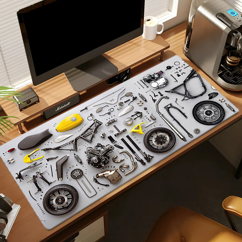 분해도면 고무 마우스 패드 마우스 패드 XXL 게임 액 - Gaming Keyboard And Mouse Pad 리뷰 및 가격